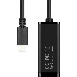 AXAGON 1x USB 3.1 Tip C Male - 1x RJ-45 Female