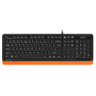 Tastatura A4Tech FK10 Wired Black/Orange