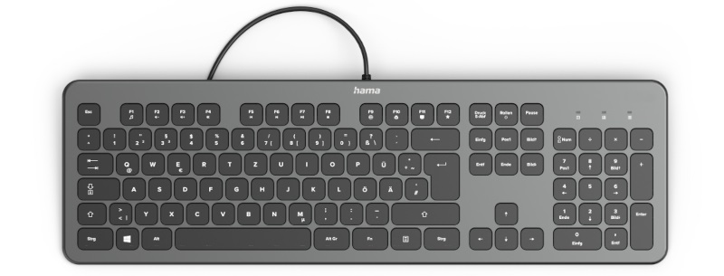 Tastatura Hama KC-700 Wired Anthracite