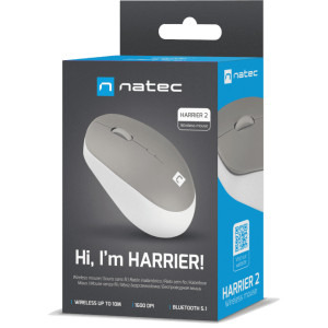 Natec Harrier 2 Wireless & Bluetooth Grey