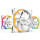 Ventilator be quiet! LIGHT WINGS White RGB 140mm PWM Three Fan Pack