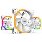 Ventilator be quiet! LIGHT WINGS White RGB 140mm PWM Three Fan Pack