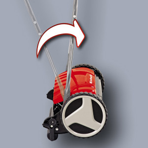 Einhell Masina de tuns gazon/iarba manuala GE-HM 38 S, latime taiere 38 cm, inaltime taiere 3.8 cm, 5 cutite pe tambur cu diametru de 12.5 cm