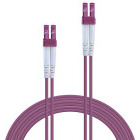 Cablu retea LINDY LY-46342 Fibra Optica LC/LC OM4, 3m, Purple