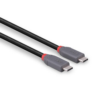 LINDY Anthra, USB 4.0 Male tip C - USB 4.0 Male tip C, 0.8m, negru-gri