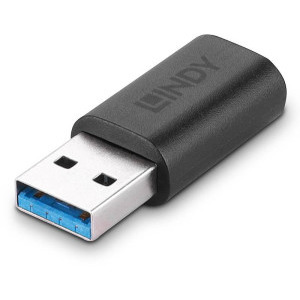 Adaptor LINDY 1x USB 3.2 Male Tip A - USB 3.2 Female tip C