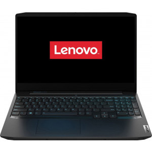 Lenovo Gaming 15.6'' IdeaPad 3 15ARH05, FHD IPS, Procesor AMD Ryzen™ 5 4600H (8M Cache, up to 4.0 GHz), 8GB DDR4, 256GB SSD, GeForce GTX 1650 4GB, No OS, Onyx Black