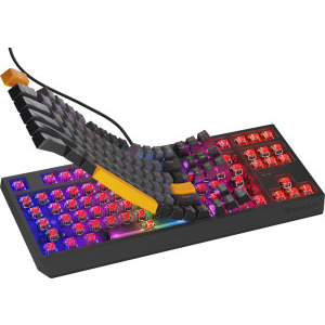 Genesis THOR 230 TKL RGB Anchor Grey Negative Outemu Red Switch Mecanica