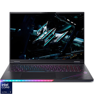 Laptop Acer Gaming 18 Predator Helios 18 AI PH18-73, WQXGA Mini LED 250Hz, Procesor Intel® Core™ Ultra 9 275HX (36M Cache, up to 5.40 GHz), 64GB DDR5, 2TB SSD, GeForce RTX 5080 16GB, Win 11 Home, Abyssal Black