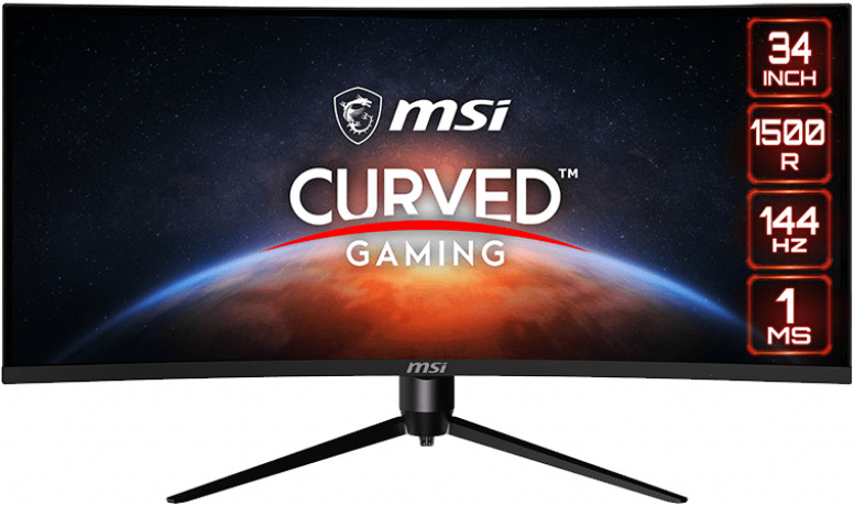 Monitor LED MSI Gaming Optix MAG342CQR Curbat 34 inch UWQHD VA 1 ms 144 Hz HDR
