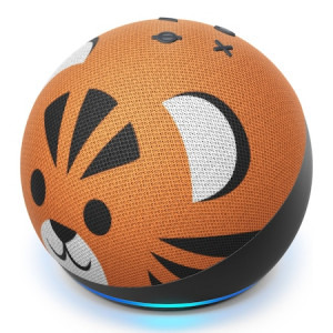 Amazon Echo Dot (4th Gen), Kids Tiger