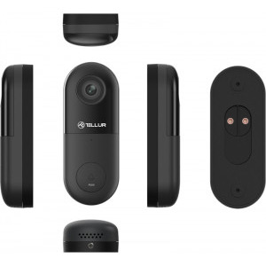 Tellur Video interfon WiFi TLL331251, 1080P, PIR, Black