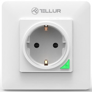 Tellur Priza de perete WiFi Smart TLL331321, 3000W, 16A, Alb