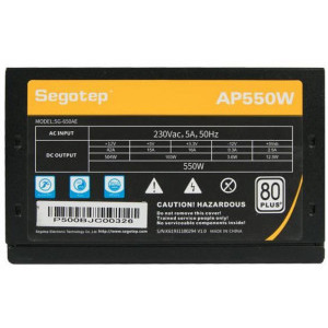 Segotep AP550W, 80+, 550W