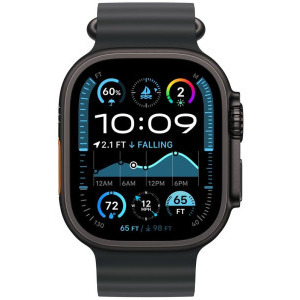 Apple Ocean Band Black, 49mm Black Titanium Finish