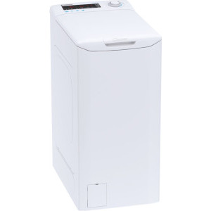 Candy verticala CSTG 285TME/1-S, 8.5 kg, 1200 RPM, Clasa B, Inverter, Mix Power Systems, Gentle Touch Opening, Alb