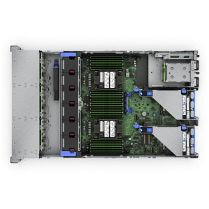 HP ProLiant DL380 Gen11 2U, 2x Procesor Intel® Xeon® Silver 4410Y 2.0GHz Sapphire Rapids, 128GB RDIMM RAM, 5x 2TB 12G 7.2K SAS HDD, MR416i-o, 12x Hot Plug LFF