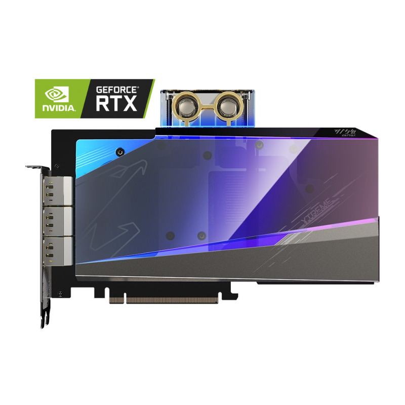 Placa video GIGABYTE AORUS GeForce RTX 3080 XTREME WATERFORCE WB LHR ...