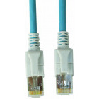 Cablu retea Schrack CAT6a Patch Cable S/FTP cu LED 2m albastru