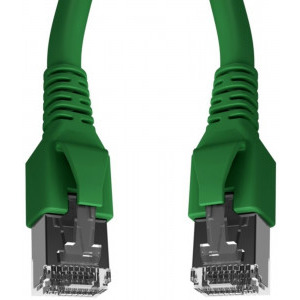Schrack CAT6a Patch Cable S/FTP 1m verde