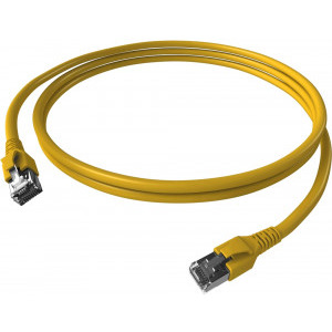 Schrack CAT6a Patch Cable S/FTP 5m galben
