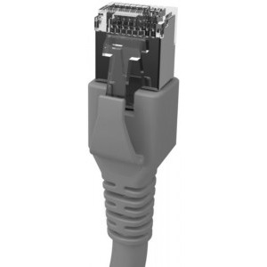 Schrack CAT6a Patch Cable S/FTP 0.5m gri