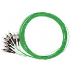 Cablu retea Schrack Pigtail FC, 50/125µm OM2, 2m, Easy Strip, verde, 4buc