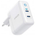 Incarcator retea Anker PowerPort Duo III, 36W, 2x USB-C, Power Delivery, PowerIQ 3.0, White, MultiProtect