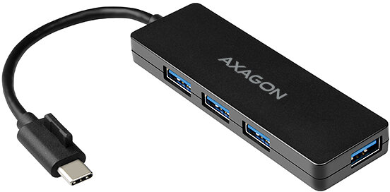Hub USB AXAGON HUE-G1C USB 3.0 Type C Black