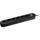 Priza/prelungitor Bachmann SMART 381.152K, 6x Schuko, 5m, Black