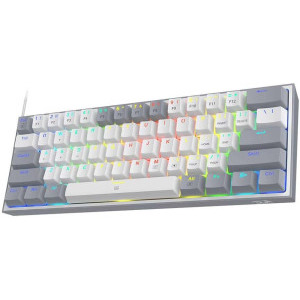 Redragon Tastatura Mecanica si Mouse Gaming Dynamic Duo RGB White