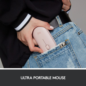 Logitech Pebble M350, Wireless/Bluetooth, Rose