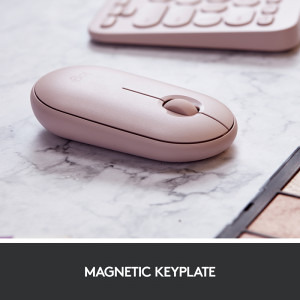 Logitech Pebble M350, Wireless/Bluetooth, Rose