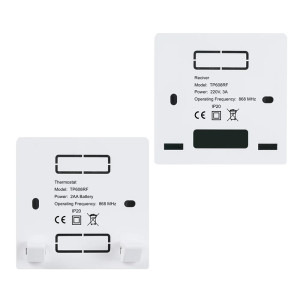 Luxion TP608RF cu receiver pentru centrala termica pe gaz sau electrica, Programari, Anti-inghet