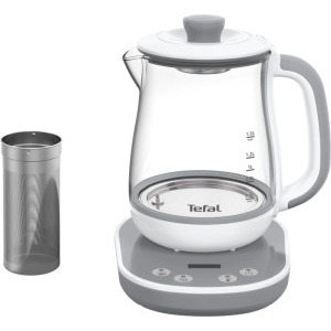 Tefal Infuzor pentru ceai Tefal Tastea BJ551B10, 1430W, 1.5L, Alb/Gri