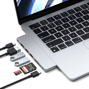 Satechi PRO HUB SLIM, 1x USB4, 1x HDMI, 2x USB, 1xUSB-C, Silver