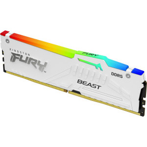 Kingston FURY Beast RGB White 16GB DDR5 6800MHz CL34