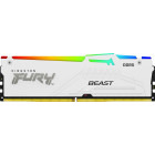 Memorie Kingston FURY Beast RGB White 16GB DDR5 6800MHz CL34