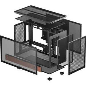 Deepcool CH260 WOOD Black