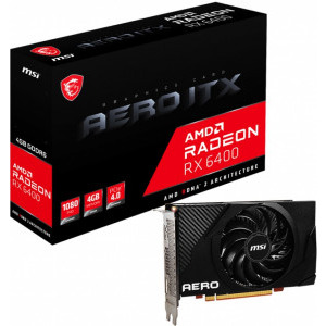 MSI Radeon RX 6400 Aero ITX 4GB GDDR6 64-bit