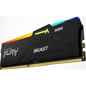 Memorie Kingston FURY Beast RGB 32GB DDR5 5600MHz CL40 Dual