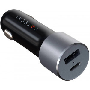 Satechi ST-TCPDCCM, 72W, 1x UBS, 1x USB-C PD, Space Grey