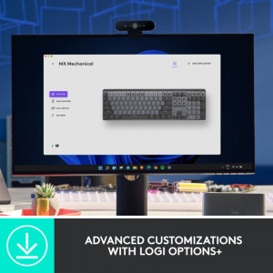Logitech MX Mechanical Wireless Illuminated Performance Graphite