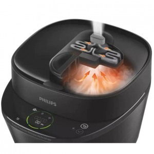 Philips Oala sub presiune electrica, Oala sub presiune HD2151/40, 1000W, 5L, Negru