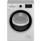 Uscator de rufe Beko B5T68243, Pompa de caldura, 8 kg, Clasa C, Eco Gentle, Optisense, Aquawave, IronFinish, Alb