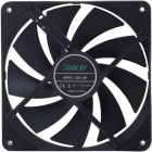 Ventilator Spacer SPFC-140-3P Black 140mm