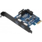 Adaptor Orico PVU3-2O2I 1x PCI-E Male - 2x USB 3.0 Female PCI-Express Card