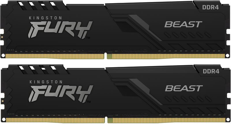 Memorie Kingston FURY Beast 16GB DDR4 3200MHz CL16 Dual Channel Kit