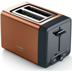 Bosch Prajitor de paine DesignLine TAT4P429, 970W, Cupru/Negru
