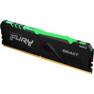 Memorie Kingston FURY Beast RGB 8GB DDR4 3200MHz CL16 - PC Garage